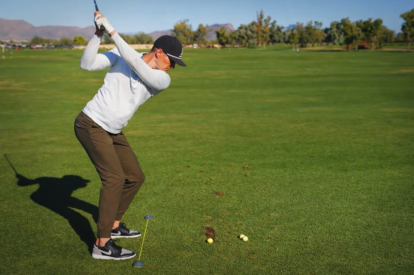 alignmentball golf swing aid practice range