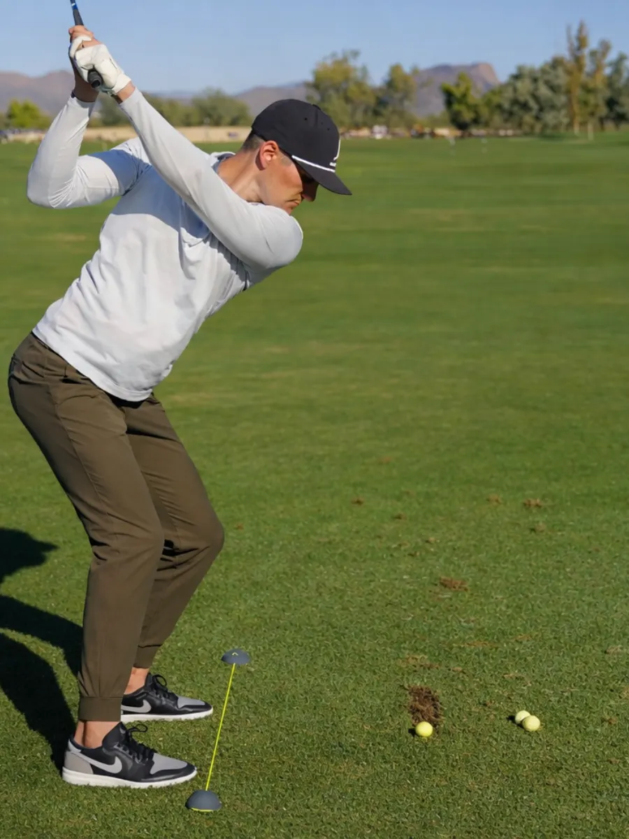 alignmentball golf swing aid practice range