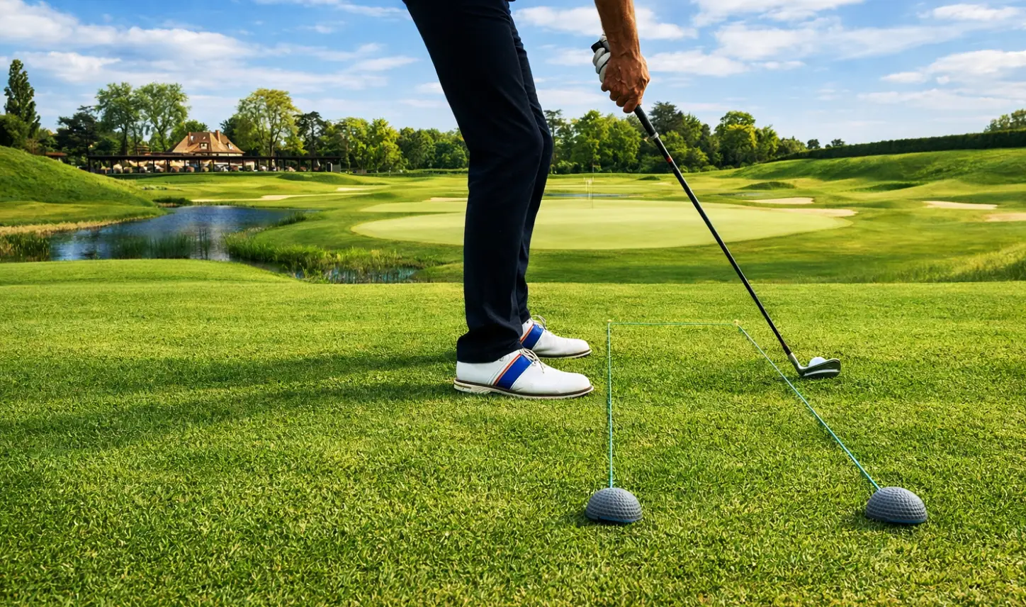 alignmentball golf practice range training aid